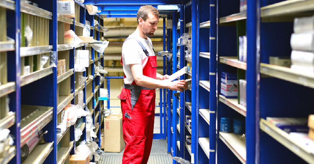 Staff of a spare part supply company